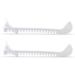 Ice Skate Guards Ice Skate Blade Covers Skate Blade Protector, 1 Pair of Adjustable Skate Guards for Hockey or Figure Skating (Large (Adult), White)