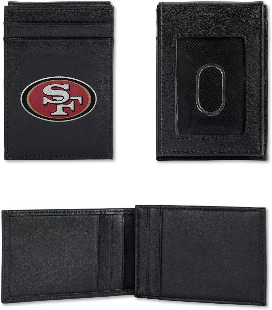 Rico Industries NFL Embroidered Front Pocket Wallet - Great Gift Item