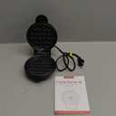 Mini Waffles Maker, Small Waffle Irons Non-stick, Breakfast Belgian Waffles, Mini Waffle Iron Make Waffle in Minutes, Portable Pancake Maker Machine for Kid, Easy to Clean, 5 Inches Wide, Black