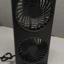 Dr. Prepare Desk Fan Tower Fan Cooling Fan, Portable Oscillating Fan with 3-Speed Options, Dual Air Circulation, 110 Oscillation, 3 Timers, Table Fan for Bedroom Dorm Room Office Desktop, 13 inch