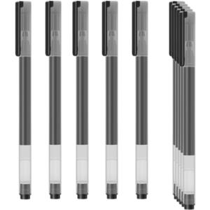 Gel Ink Pens, 0.5mm Fine Point Quick Dry Smooth Writing Pens High-End Series for Office School Supplies,Pack of 10,Black