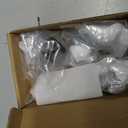 9BUILD 10 Pack 1.2 Inch Round Matte Black Drawer Knobs for Cabinets & Dressers (Black)