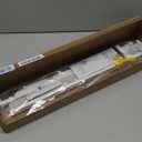 LazBlinds No Tools No Drill Cordless Aluminum Mini Blinds, 100% Privacy S-Curve Blinds for Windows, Room Darkening Horizontal Window Blinds and Shades for Home, 20" W x 48" H, White