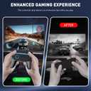 GLDRAM Lengthen Grips for Nintendo Switch 2 Joycon, Comfort & Wear-Resistant Joycon 2 Grip, Switch 2 Accessories with Ergonomic Controller Handle & 4 Thumb Caps - 2 Pack (Black)