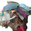 Leather Scraps, 0.8-1.4mm (2-3.5oz) Thick Genuine Cowhide Scraps, Leather Scrap for Tools/Crafts/DIY, Mixed Colors,Leather for Crafting(Thin,500 Grams)