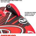 Airhead G-Force Towable Tube for Boating, 1-4 Rider Inflatable Boat Tube for Water Tubing, Heavy Duty Full Nylon Cover, Stabilizer Fins with Neoprene Knuckle Guards, Speed Safety Valve, 3 Person