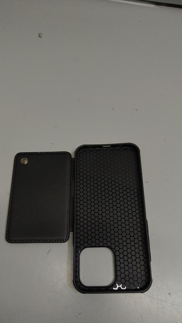 iPhone 16 Pro Max 6.9" Wallet Case with Card Holder, Kickstand Shockproof Phone Cover for Women Men,Black