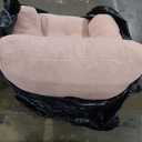 Bean Bag Chair with Filler, Bean Bag Sofa with Tufted Soft Stuffed Filling, Fluffy and Lazy Sofa, Comfy Cozy BeanBag Chairs with Memory Foam for Dorm, Apartment, Living Room (Pink)