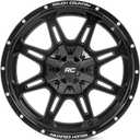 Rough Country 94 Series One-Piece Aluminum Wheel - 20x10, 6x5.5"/6x135mm Bolt Pattern, 18mm Offset, Matte Black