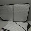 KMF 8pcs Thicken Full Window Sun Shades for Tesla Model Y Accessories 2020-2024, Tesla Y Car Window Covers Sunshade for Windshield Side Rear, UV Block and Blackout Privacy for Camping Outdoor