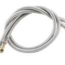 32-Inch Bathroom Kitchen Faucet Connector Braided Stainless Steel Supply Hose 3/8-Inch Female Compression Thread x M10 Male Connector 2 Pcs(1 pair)