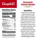 Campbell's 200000027358 Homestyle Chicken Noodle Soup, Perfect Lunch Snack, 7 Ounce Microwavable Cup, 4 Count (EXP 12/29/26)