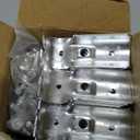 20 Sets T Pipe Clamp Connector, Tee Clamps Fit OD 25.4 mm Stainless Steel Pipe and 3/4" EMT