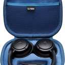 LTGEM Hard Case for Anker Soundcore Space Q45 / Q35 / One Pro and Soundcore Anker Life Q30 / Q20 / Q20i Adaptive Noise Cancelling Headphones - Protective Carrying Storage Bag (Navy Blue)