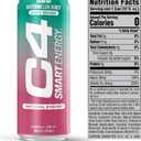 C4 Smart Energy Drink - Sugar Free Performance Fuel & Nootropic Brain Booster, Coffee Substitute or Alternative | Watermelon Burst 12 Oz - 12 Pack (EXP 08/31/26)