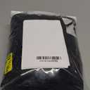 Easy-Going 100% Dual Waterproof Stretch Ottoman Cover Rectangle Folding Storage Stool Furniture Protector Soft Slipcover for Living Room with Elastic Bottom (XX Large, Black)