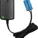 12V Battery Charger for Kid Trax Ride On Car,12 Volt Charger for Dodge Ram 3500 Beetle Mini Rideammales Scout Disney Mickey Minnie Mouse Coupe with Small Blue Plug