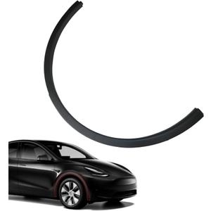 FZJDSD Black Rear Right Side Wheel Opening Molding Fender Flare 1494188-00-B Compatible with Tesla Model Y 2020-2022, 1pc Rear Passenger Side Fender Flare