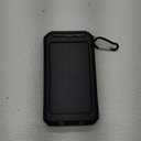 Power Bank,Solar Charger,36800mAh 5V3.1A QC 3.0 Dual 2 USB Port Built-in Powerful Flashlight IPX7(Black)