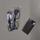 Gaoye +3.0 2-Pack of Reading Glasses - Blue-Light Filter, UV Protection - Readers with Rectangle Frames
