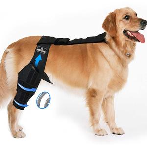 Hyspovian Adjustable Dog Leg Brace Universal for Limbs with Extra Straps, Dog Knee Brace for Torn ACL Hind Leg, CCL Sprain, Tear Ligament, Tendons Small Tear or Strained, Protects Wounds(Size: M)