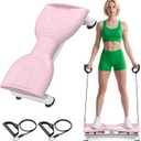 Waist Twist Machine, Twist Machine Exercise with 300 Lbs Weight Capacity, Ab Twist Board for Slim Waist and Core Ab Exercise,Noiseless Home Gym Equipment for Women Men (Pink)