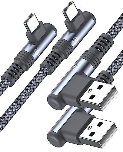 sweguard iPhone  Charger USB to Cable 90 Degree [2-Pack,3.3FT] Fast Charging Cord for iPhone