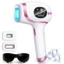 Laser Hair Removal for Women & Men, IPL Hair Removal Device, 3-in-1 Multi-function Skincare, Sapphire Ice Cooling Contact, 9 Strengths, Safe & Painless Hair Remover for Whole Body Use at Home