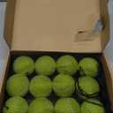 12 Pack Tennis Balls - Come with Mesh Bag for Easy Transport, Good for Beginner Training Tennis Balls Bulk, Practice Balls for Beginner, Pet Dog Playing Balls