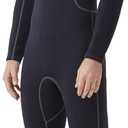 Hevto Men Wetsuits 3/2mm Neoprene Wet Suit Back Front Zip in Cold Water for Surfing Swimming Diving,Large