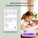 15.6 Inch Smart Digital Calendar with FREE APP for Fridge & Wall Touch Screen, Gifts for Mom Wife & Daughter, Magnetic Mount, Electronic Planner, Auto Sync Schedules, Family Chore Chart, White