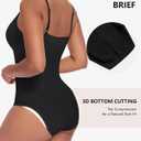 POSESHE Women's Seamless Shapewear Bodysuit Tummy Control Body Shaper Waist Snatching Body Suit (XL)