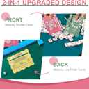 2 x 2 IN 1 Mahjong Tile Mixer Shufflers Cards and Line Finder, 4Pcs Mahjong Rules Helper Reader for Quick Reference and Mahjong Shuffler Cards, Potable Mahjong Cards 2026 Accessories Gift Party Supplies
