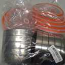 Honeydak 8 Pcs 19 oz Stainless Steel Bowls with Lids Large Mixing Bowls Insulated Metal Salad Noodle Soup Snack Leak Proof Food Storage Container with Airtight Lids