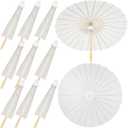 Sadnyy Paper Umbrellas Paper Decorative Chinese Japanese Parasol Umbrella DIY Oiled Painting Umbrellas Crafts for Wedding Bridal Party Decor