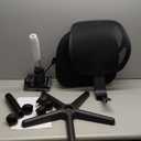 Amazon Basics Rolling Desk Chair, Adjustable, Low Back, Padded Seat, Breathable Mesh, Swivel, Black, 21.25" D x 22.5" W x 38" H