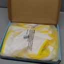 Lightweight Compression Packing Cubes for Suitcases, Compressible Expandable Travel Packing Organizer with Clear Toiletries and Backpack Bag, Travel Essentials for Carry on Luggage 7 Set (Mesh white/Yellow)