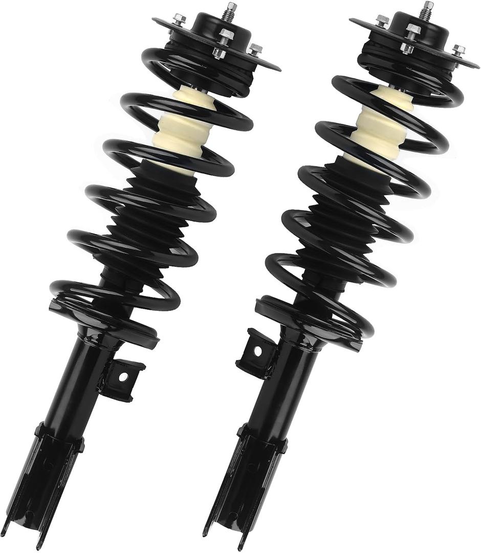 KUSATEC Front Pair Complete Struts Shock Absorber fit for 2005-2006 Chevy Equinox, 2006 Pontiac Torrent, 172210 172209 Struts with Coil Spring Assemblies