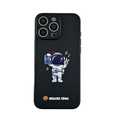 2 x Yonds Queen for iPhone 15 Pro Cute Case, Cool Cartoon Astronaut Space Planet Rocket Design Stylish Bumper Cover Soft TPU Protective Anti-Slip Shockproof Fashion Case(iPhone 15 Pro, Audio)