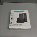 3 x SUANPOT for Samsung Galaxy A35 5G Wallet case with RFID Blocking Credit Card Holder,Flip Book PU Leather Protective Cover Women Men for Samsung A35 Phone case Black