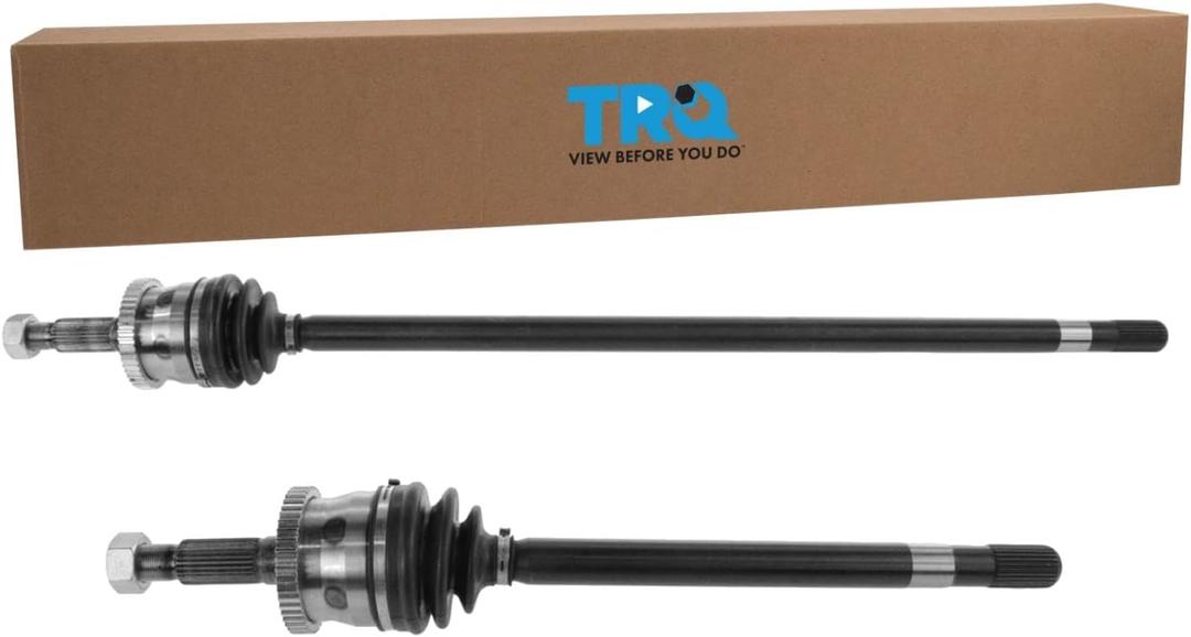 TRQ Front CV Axle Shaft Assembly Set Driver & Passenger Side Compatible with 1999-2004 Jeep Grand Cherokee