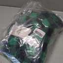 ASENKU Dog Winter Coat, Fleece Doggie Jacket Plaid Reversible Vest Waterproof Windproof Cold Weather Clothes for Dogs (XXL, Green )