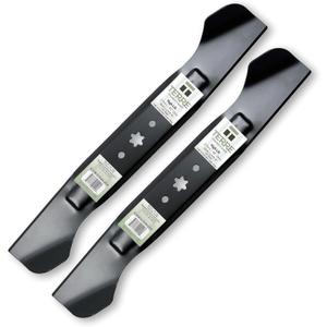 Terre Products, 46 Inch Lawn Mower Blades, 2 Pack, High Lift, Compatible with Cub Cadet XT1, XT2, Craftsman LT46, Replacement for 742-04244, 742-04244A, 942-04244, 942-04244A, 742-04290, 942-04290