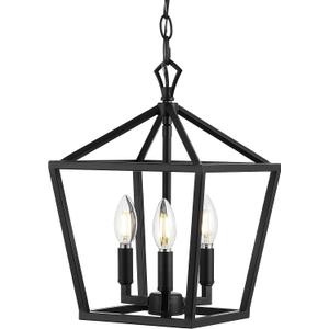 JONATHAN Y JYL7601A Pagoda Lantern Dimmable Adjustable Metal LED Pendant Classic Traditional Farmhouse Dining Room Living Room Kitchen Foyer Bedroom Hallway, 10 in, Oil Rubbed Bronze