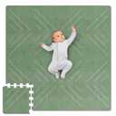 Stylish Foam Baby Play Mat for Your Girl or Boy - Soft Interlocking Puzzle Floor Mat Creates A Safe Play Area for Little Ones - A Beautiful Playmat That Fits Nicely Into Any Playroom