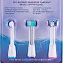Compatible with Philips Sonicare ONLY- Three Headed Replacement Toothbrush Heads - Fits ONLY Sonicare Models: DiamondClean, Flexcare+, HealthyWhite+, 2 Series Plaque Control (Soft Bristles - 3 Pack)