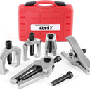 Orion Motor Tech OMT 5in1 Ball Joint Separator, Pitman Arm Puller, Tie Rod End Tool Set for Front End Service, Splitter Removal Kit (RD06)