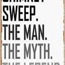 Chimney Sweep The Man Profession Metal Signs Vintage Bedroom Bathroom Garage Home Man Cave Yard Wall Decoration 6x8inch