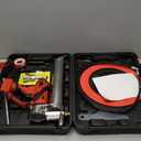 Lithium Battery Grease Gun Cordless Suitable for Milwaukee 18V Battery (NO Battery) with 18” Spring Flex Hose, 10000 PSI High Pressure Quick Release Grease (for Milwaukee M18 Battery)
