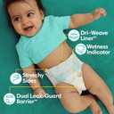 Pampers Diapers - Baby Dry - Size 1, 44 Count, Absorbent Disposable Infant Diaper 